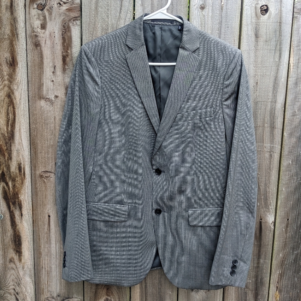 Theory Men's Blazer Gray Size 38 Regular